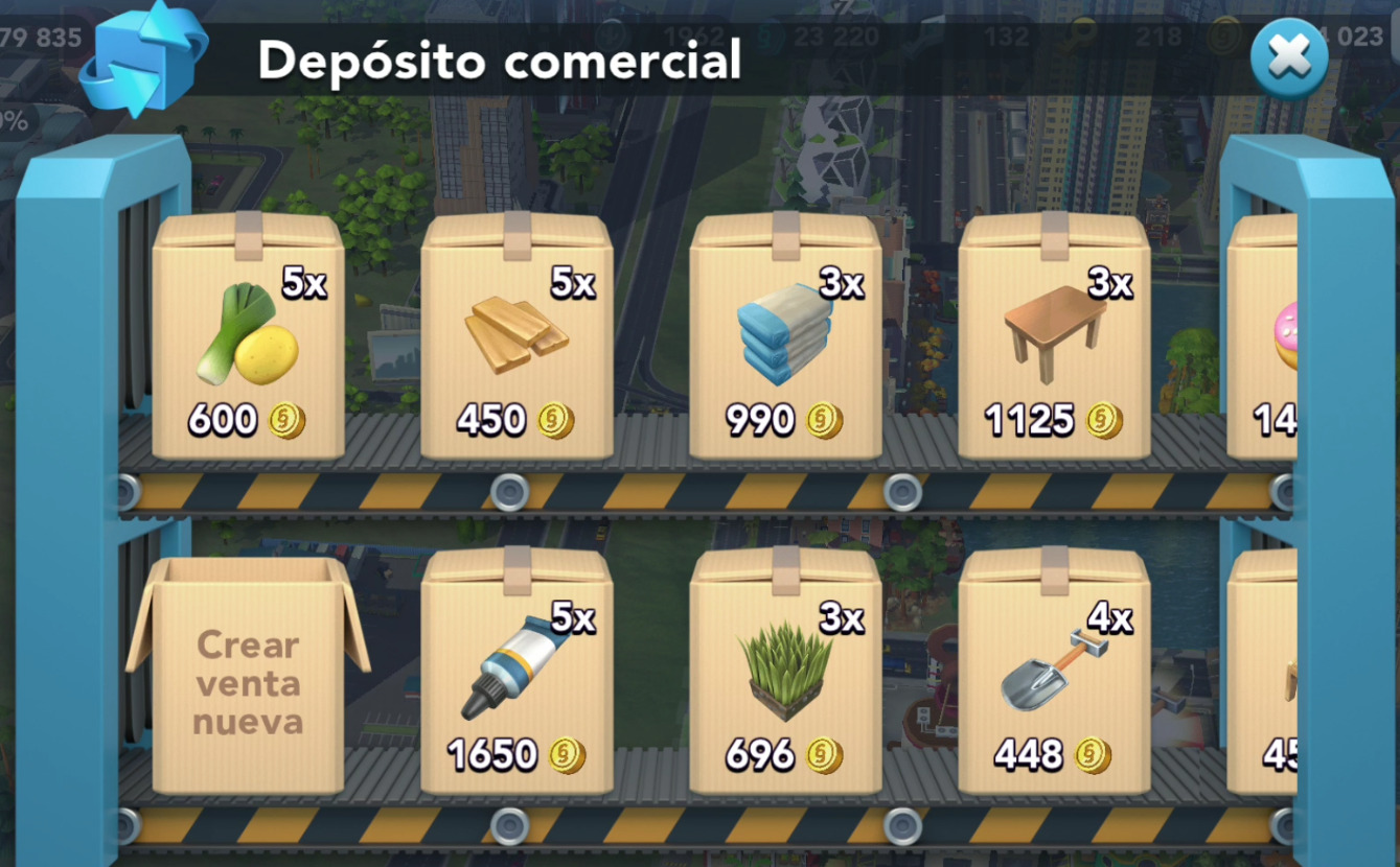 Truco Avanzado: Colocación de elementos en depósito