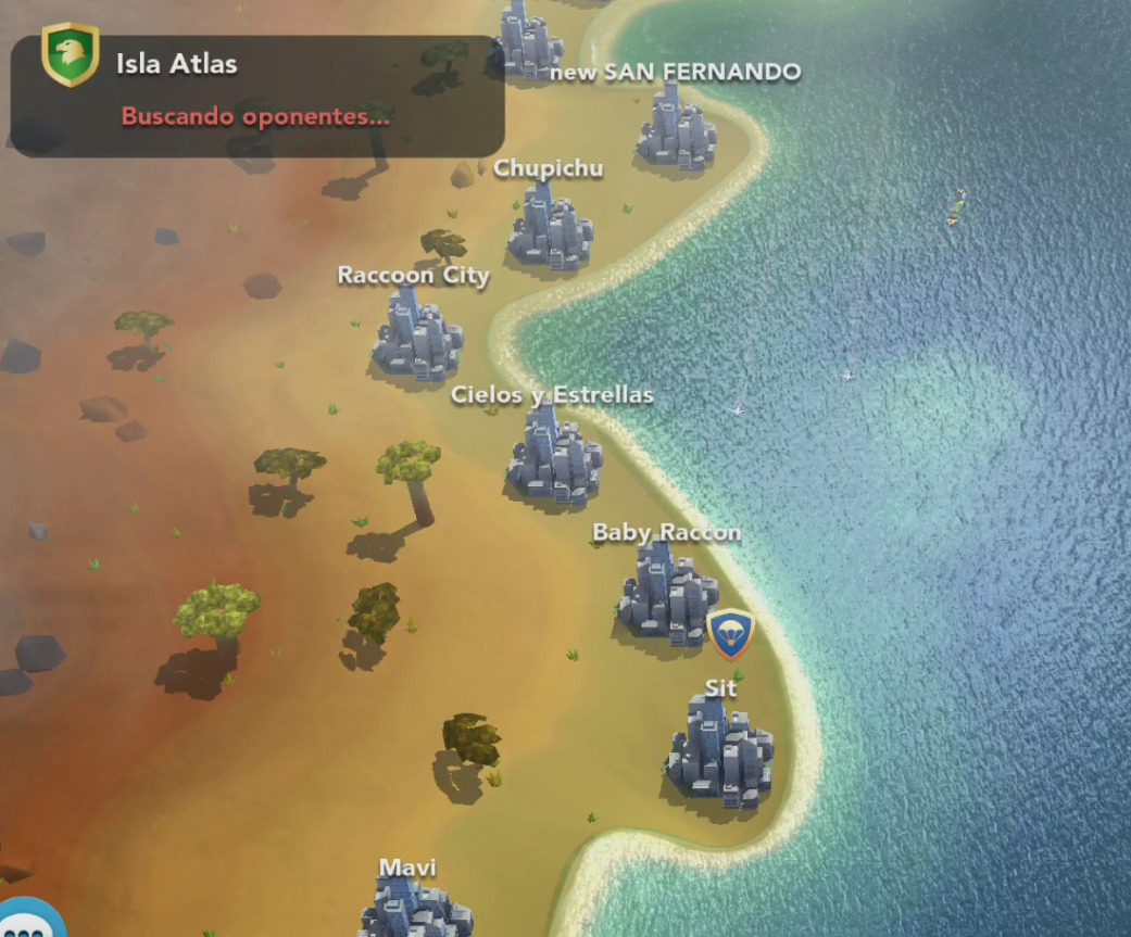 Ciudades potentes como miembros e Iniciando Batalla en Simcity BuildIt