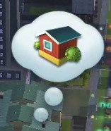 Bocadillo de Pensamiento de Simcity BuildIt