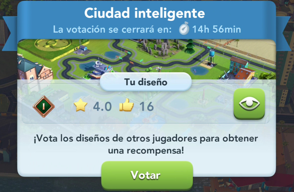 Truco Desafío de Diseño de Simcity BuildIt