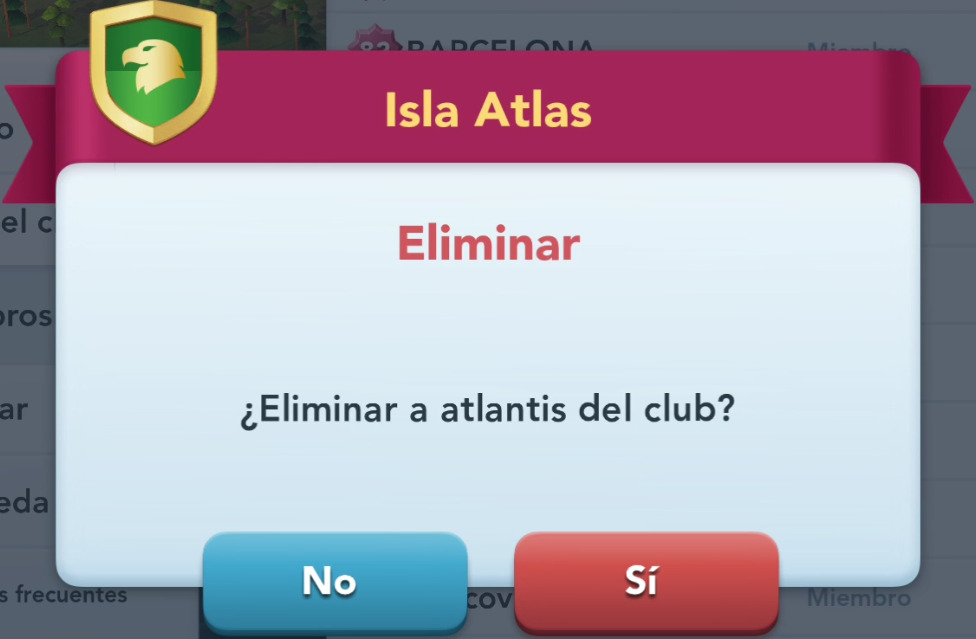 Eliminar (Expulsar) jugador de un club en Simcity BuildIt