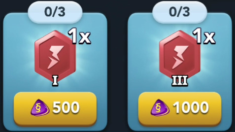 Vampire Level 1 and Level 3 boosters for Simcity BuildIt